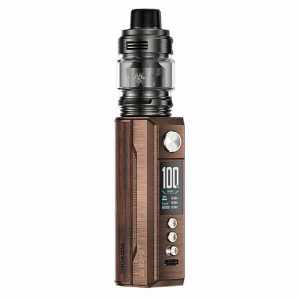 voopoo drag m100s kit antique brass padauk derbyshire vape