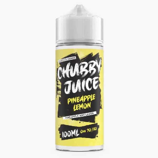 chubby juice pineapple lemon 100ml derbyshire vape