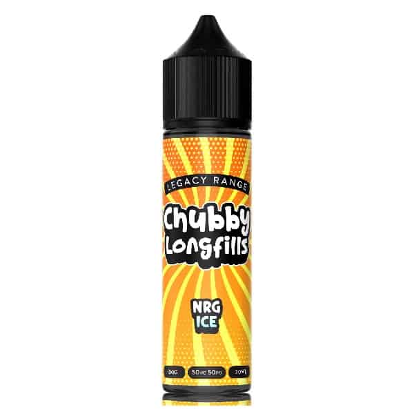 chubby legacy range long fill NRG ice 20ml 60ml derbyshire vape