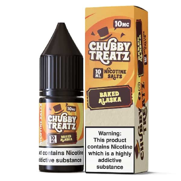 chubby treatz baked Alaska 10ml salt derbyshire vape