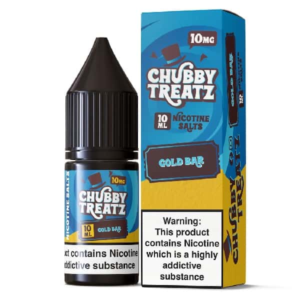 chubby treatz gold bar 10ml salt derbyshire vape