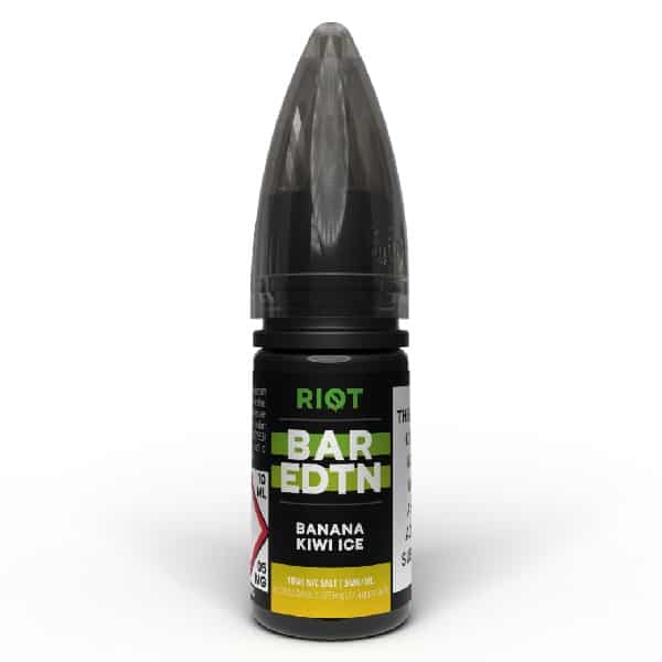 riot bar edtn banana kiwi ice 10ml salt derbyshire vape