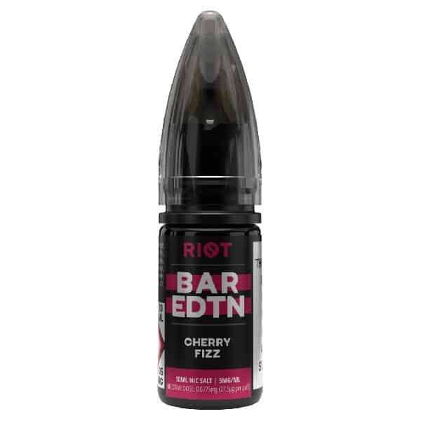 riot bar edtn cherry fizz 10ml salt derbyshire vape