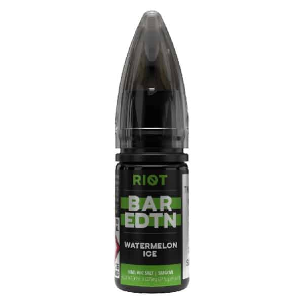 riot bar edtn watermelon ice 10ml salt derbyshire vape