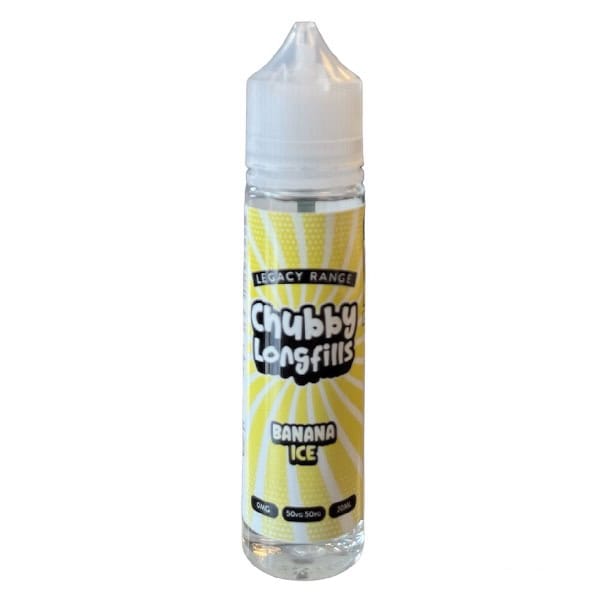 Chubby Legacy Range Longfill Banana Ice Derbyshire Vape