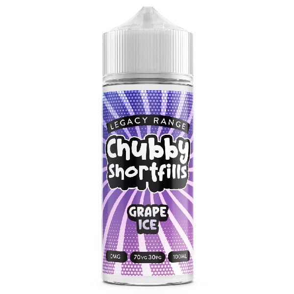 Chubby Legacy Range Shortfill Grape Ice 100ml Derbyshire Vape