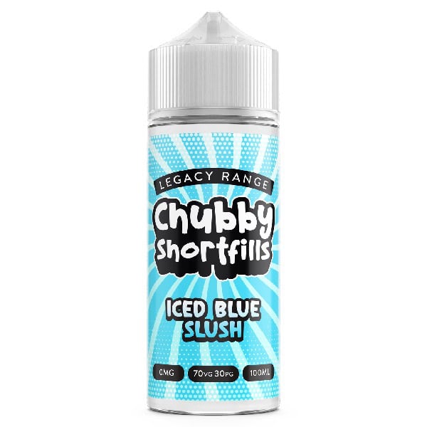 Chubby Legacy Range Shortfill Iced Blue Slush 100ml Derbyshire Vape