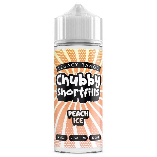 Chubby Legacy Range Shortfill Peach Ice 100ml Derbyshire Vape