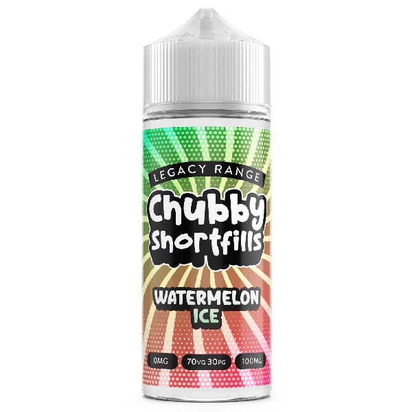 Chubby Legacy Range Shortfill Watermelon Ice 100ml Derbyshire Vape