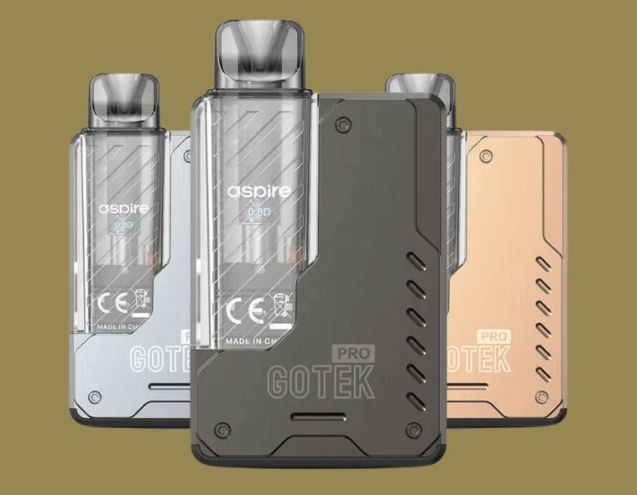 Aspire GoTek Pro Kit Hardware Brand | Derbyshire Vape Ltd